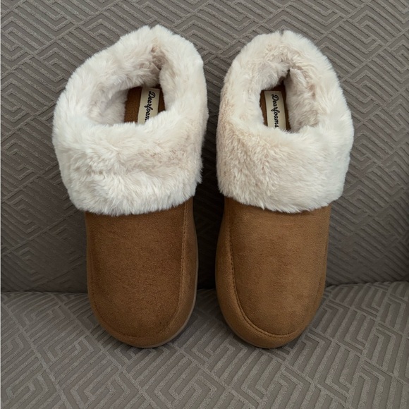 dearfoams Shoes - Dearfoams Womens Slippers - Chestnut - Size Large (US 9-10)
